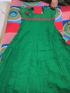 Green Embroidered Lehenga Choli Set