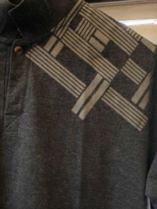 Men's Charcoal Grey Polo T-Shirt