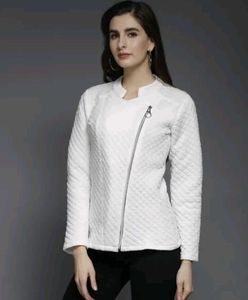 Quilted White Jacket
