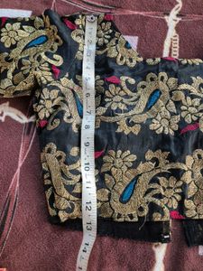 Black Embroidered Blouse