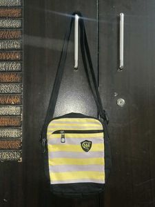 Striped Crossbody Bag