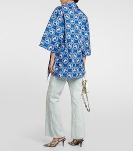 Authentic Gucci Horse Print Silk Shirt