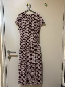 Stylish Printed Midi Dress