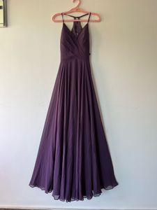 new megara modern purple dress👗
