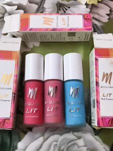 MyGlamm LIT Nail Enamel Set 3