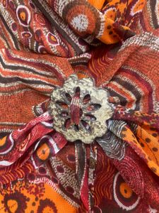Bohemian Print Embellished Top