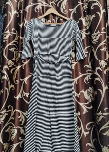 Striped Midi Dress
