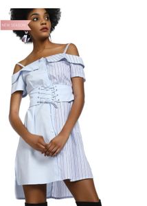 High Low Dress With Corset belt
