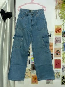cargo blue denim