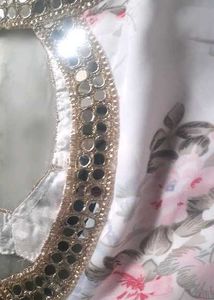 Floral Embroidered Gharara Suit