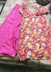 Vibrant Floral Kurta Set