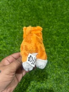 Mini Plush DOG BFF Orange White Best Furry Friend
