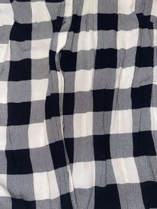 Classic Black &amp; White Checkered Shirt