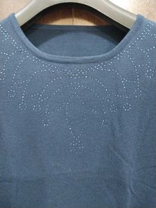 Sweater Top With Sarvoski Work