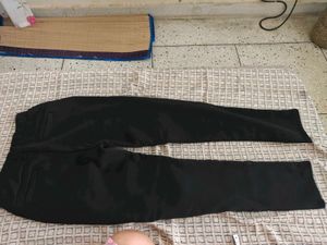 Imported No iron thick Black Women's Pants