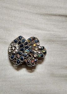 Stunning Peacock Brooch