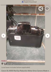 canon DL 9000 vintage SLR film camera with power f