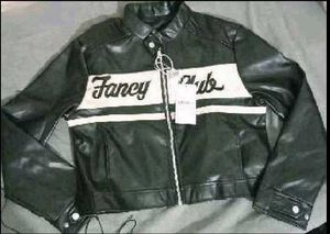 Black Leather "Fancy Club" Jacket