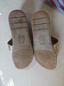 Stylish Gold Sandals