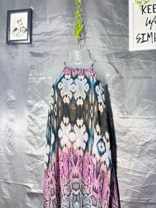 Boho Snake Print Maxi Dress