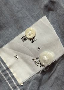 Men's Ombre Band Collar Shirt