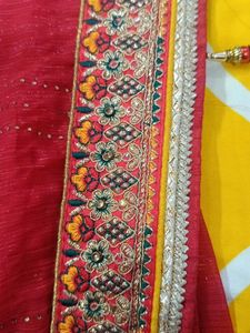 partywear beautiful Red saree with blouse