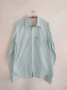 Hollister Striped Button-Up Shirt