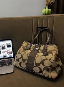 Coach Signature Canvas Tote Bag