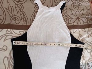 Chic Black &amp; White Maxi Dress