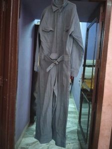 Vintage Style Grey Jumpsuit
