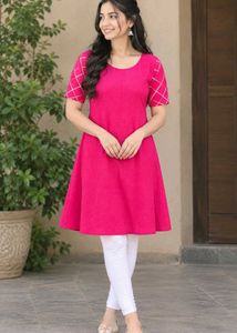 Short Pink kurti upto xl size