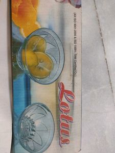Set of 6 Glass Dessert Bowls