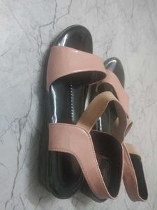 Peach Slingback Sandals