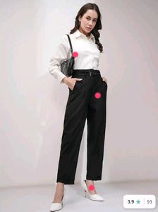 🎀official Chic Black Trousers for women🎀