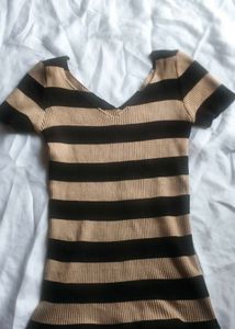 Striped Knit Top