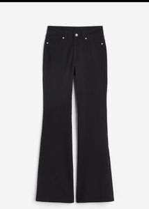 H&M FLARED TWILL TROUSER