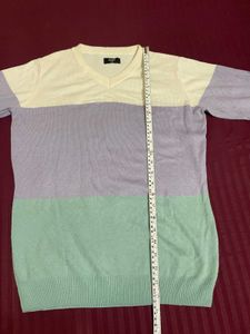 Max Colorblock V-Neck Sweater Top