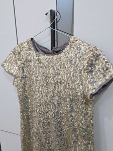 Sparkly Gold Sequin Dress