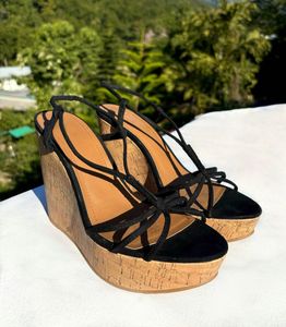 Women Black Wedge Heels