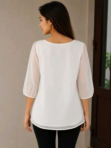🤍 Vero Moda का खूबसूरत व्हाइट टॉप