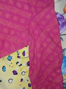 Pink Cotton Kurta
