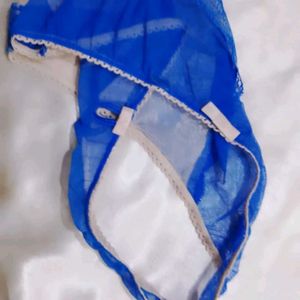 Blue Lace Thong panty