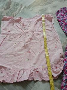Lovely Pink &amp; Floral Kurta Set