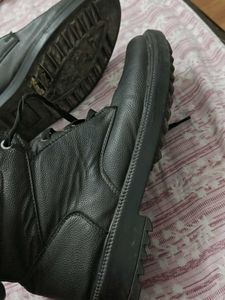 Stylish Black Combat Boots