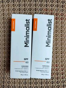 Minimalist SPF 60 Sunscreen Duo