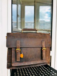 Vintage Leather Briefcase