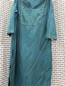 Avaasa Teal Kurta