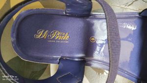 Navy Blue Toe Ring Sandals