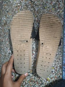 Soft Rubber Black And Nude Wedges Now Washed