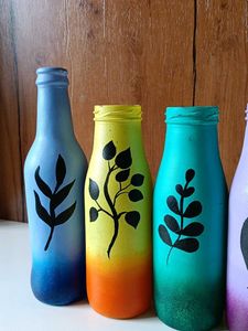Hand-Painted Decorative Bottles Set😍